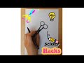 craft drawing ideas (easy drawing hacks ideas) #shorts #youtubeshorts