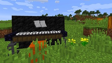 Piano in Minecraft Vanilla! - Minecraft 1.8 Creation (Command)