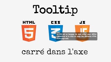 Faire un Tooltip HTML/CSS/JS