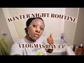WINTER NIGHT ROUTINE *CLEANING, COOOKING &amp; MORE* | VLOGMAS DAY 14