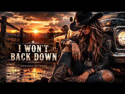 I Won’t Back Down | Female Country Song (Lyric Video 