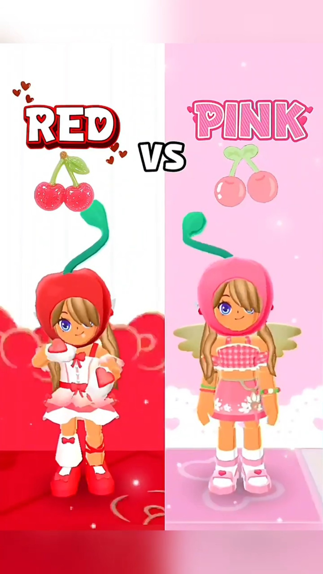 ❤️🍒 VS 🩷🍒//PK XD #pkxd #perapkxd - YouTube