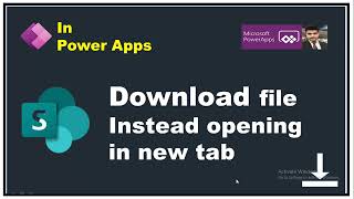 download file from power apps | download file instead open in new tab