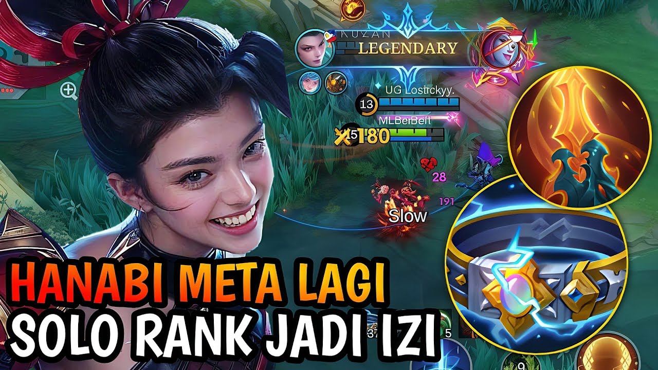 SREPEETT! INI DIA HANABI BUILD NINJA TERSAKIT MODE CRITICAL TURBO| MLBB