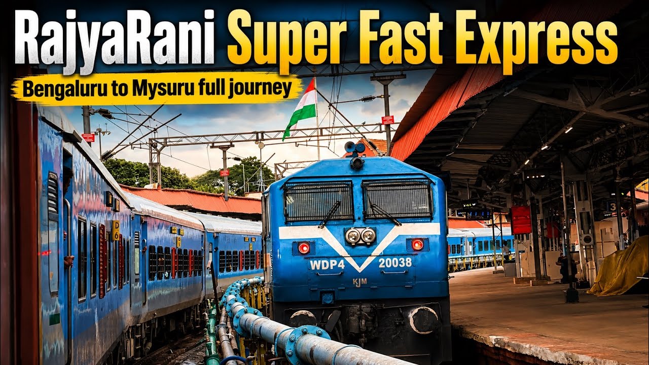 Rajyarani SuperFast Express | Bangalore to Mysore train Journey | Kannada Travel Vlogs |