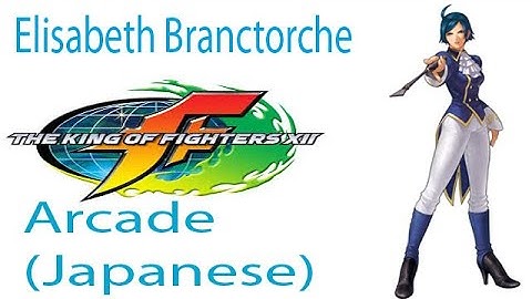 The King Of Fighters XII Arcade - Elisabeth Branctorche (Jap. Ver)