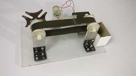 Mini Conveyor using Geneva Mechanism