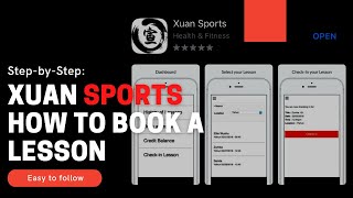 Xuan Sports How to Book a Lesson Guide