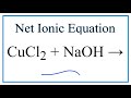 Net Ionic Equations and Spectator Ions