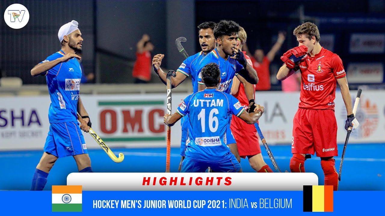 Hockey Mens Junior World Cup 2021 QF Highlights India Vs Belgium