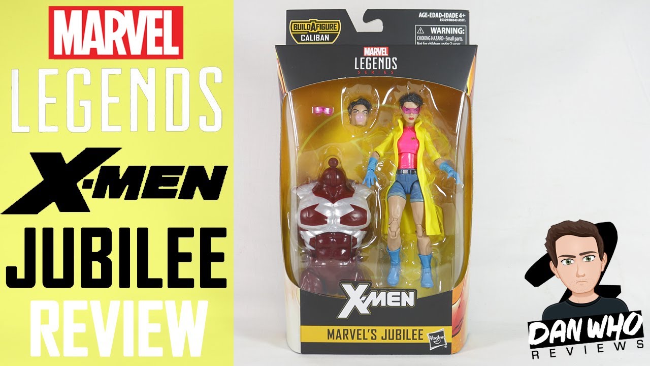Marvel Legends X-Men Jubilee Caliban BAF Wave Action Figure Review