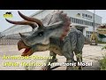 Lifelike Triceratops Animatronic Model | Animatronic Dinosaur