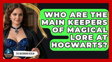 Who Are the Main Keepers of Magical Lore at Hogwarts? - The Wizarding Realm