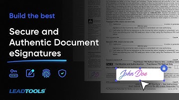 Easily Add eSignatures to Documents & PDFs Using LEADTOOLS