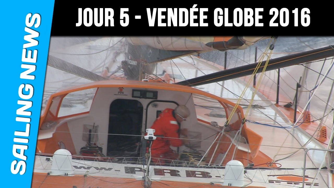 5ème jour en mer - Vendée Globe 2016