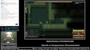 Procedural Powerhouses - Episode 20: Dungeonmans (Demonstration) w/ Jim Shepard