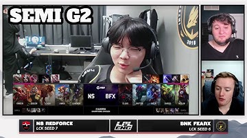 NS vs BFX - Game 2 | Semi Final 2025 LoL Asia Invitational | BNK FEARX vs Nongshim RedForce G2 ful