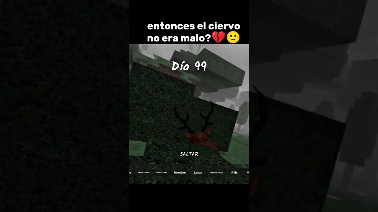 el final de 99 noches en el bosque😔   #triste #historia #roblox