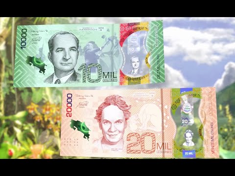 Costa Rica New 10 000 and 20 000-Colon Notes 2021