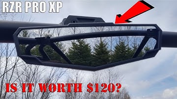 Polaris RZR Pro XP Premium Convex Rear View Mirror Install Item # 2883763
