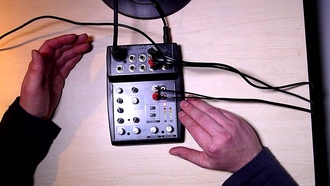 Xenyx 502 mixer Zero latency setup YouTube