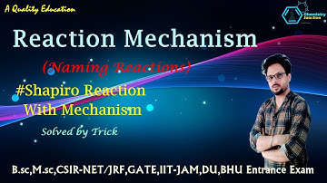 Shapiro reaction | Reaction Mechanism | Tosylhydrazone | Olefine formation
