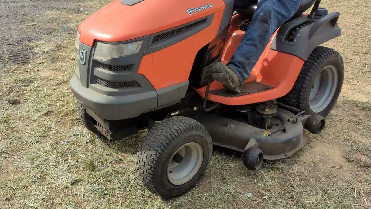Husqvarna GTH2448T Riding Mower YouTube