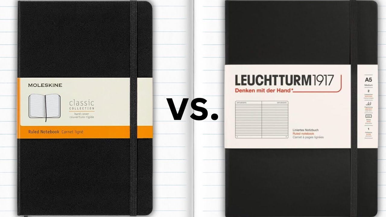 Moleskine vs. Leuchtturm1917 Review & Comparison (2024) YouTube
