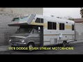 Vintage 1978 Dodge Silver Streak Motorhome RV Tour