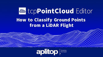 tcp PointCloud Editor | How to Classify Ground Points from a LiDAR Flight (CSF Filter)