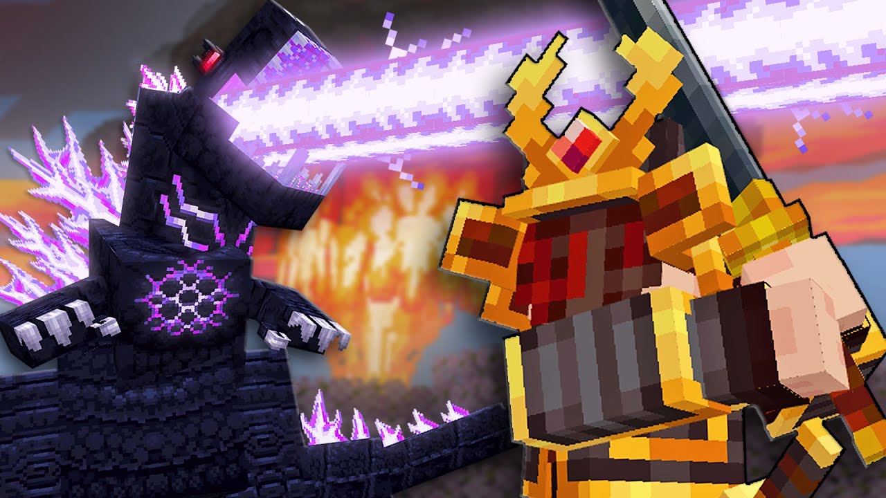 Turning Minecraft into a Godzilla MOVIE with Mods