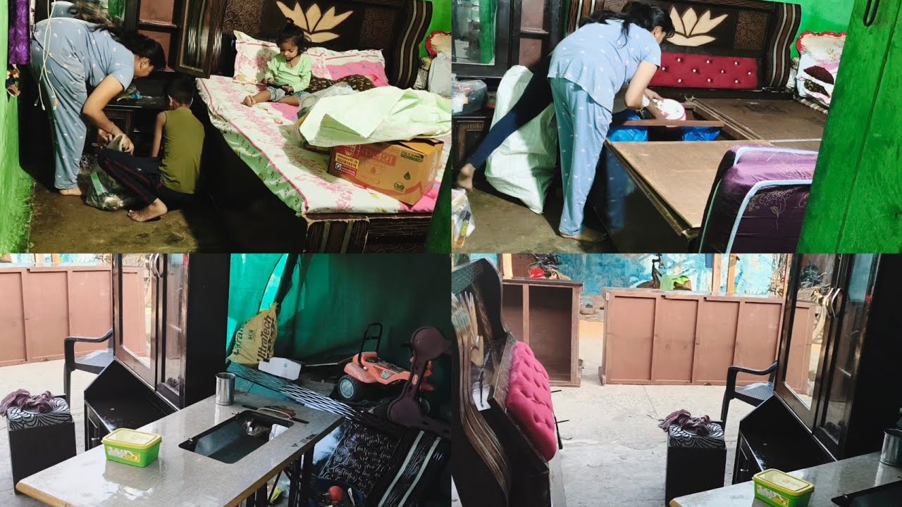 🌄सुबह उठकर पूरे घर की सफाई 💁समान की shifting कर दी देखो कैसा लग रहा है morning busy routine 🌹