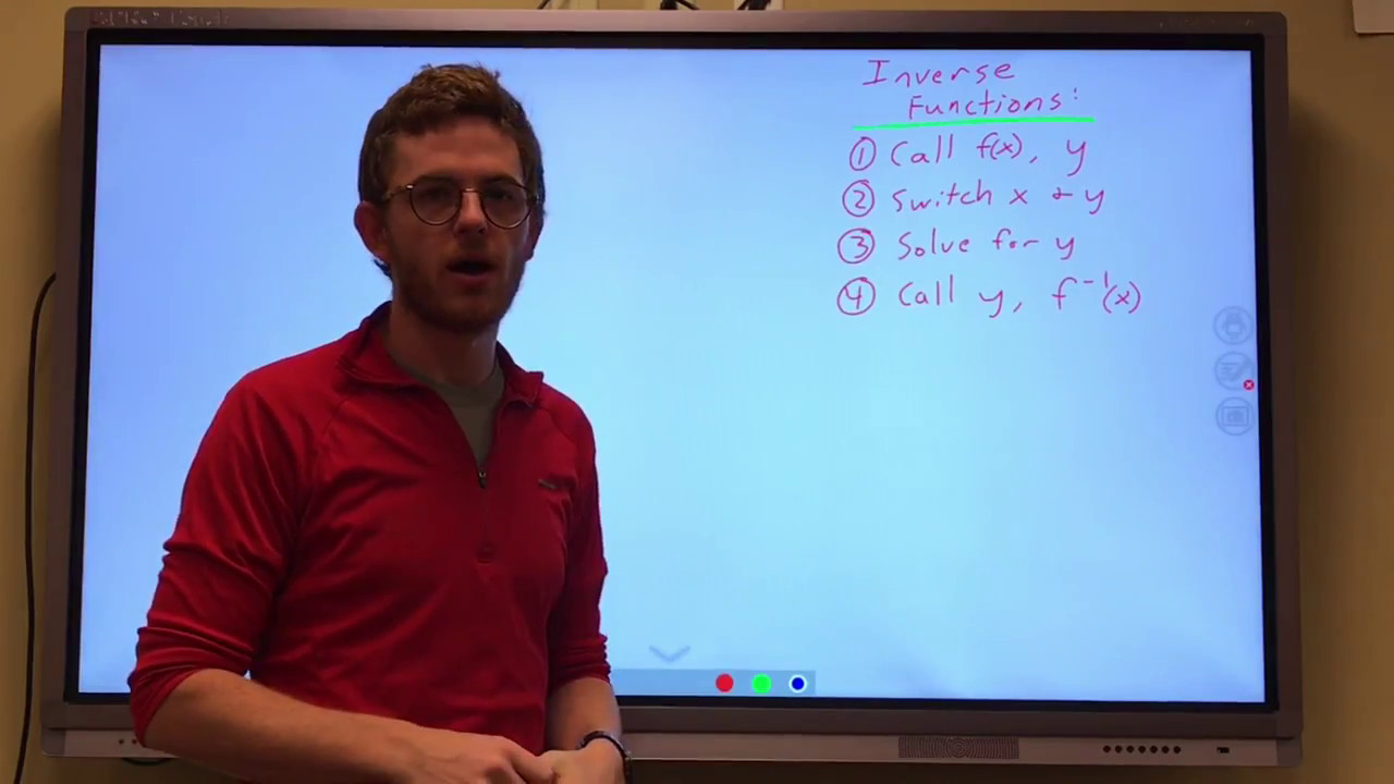 Inverse Functions 1 - YouTube