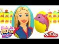 Ovo Surpresa Gigante de Barbie e os Golfinhos Mágicos em Português de Massinha Play Doh