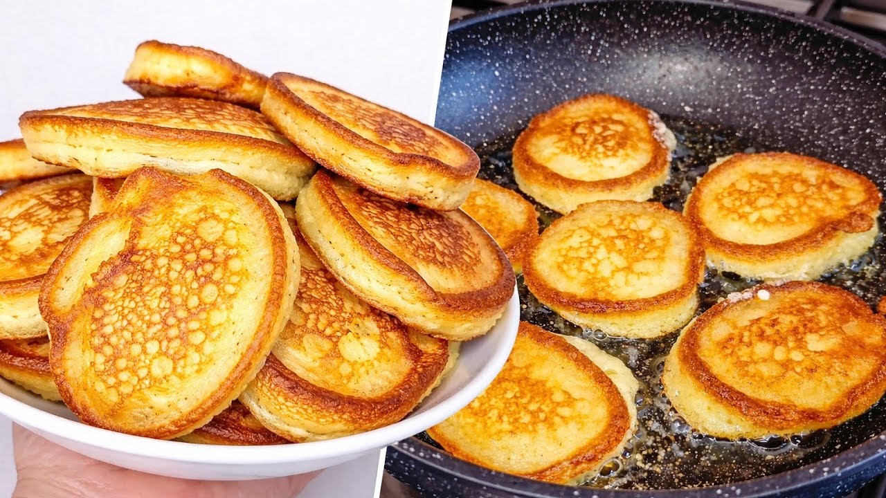 Մածունով միշտ լավ ստացվող փափլիկ Ալադիներ առանց ալյուրի|пышные оладьи| #ալադի #aladi #pancake 