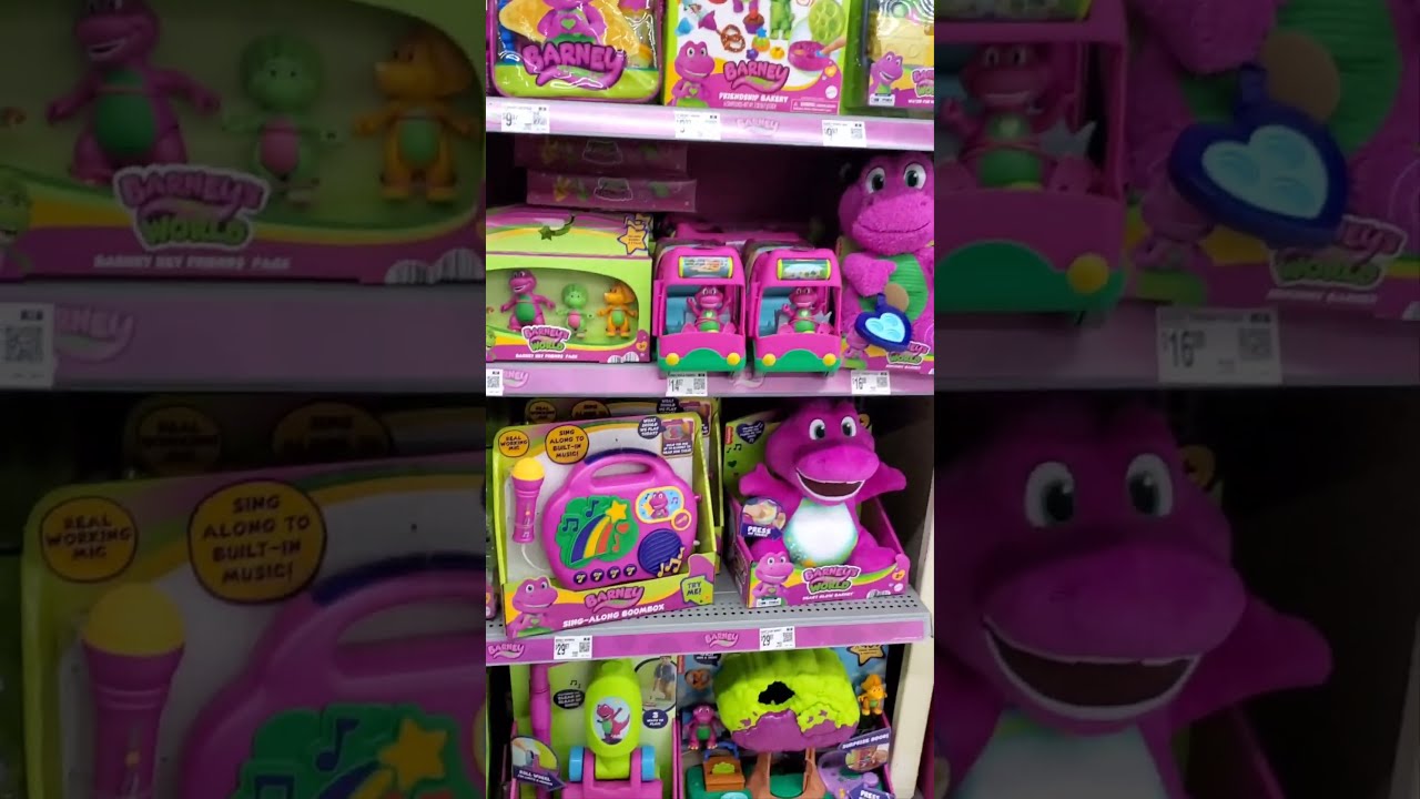 WOW ASMR BARNEY S WORLD NEW AT WALMART Asmr Amazing Walmart Toys Short Viral Trending
