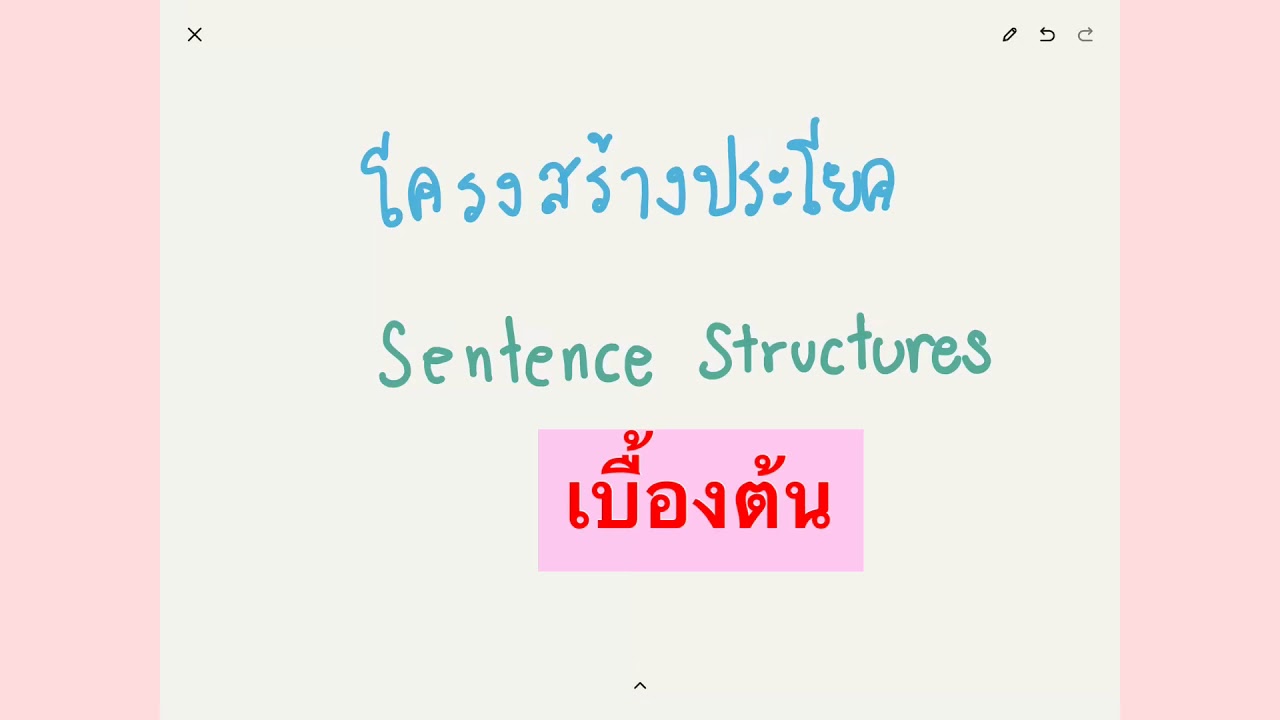 preemptive แปลว่า  New Update  ทำความรู้จักโครงสร้างประโยคในภาษาอังกฤษ ภาคประธาน (Subject)กับ ภาคแสดง (Predicate)