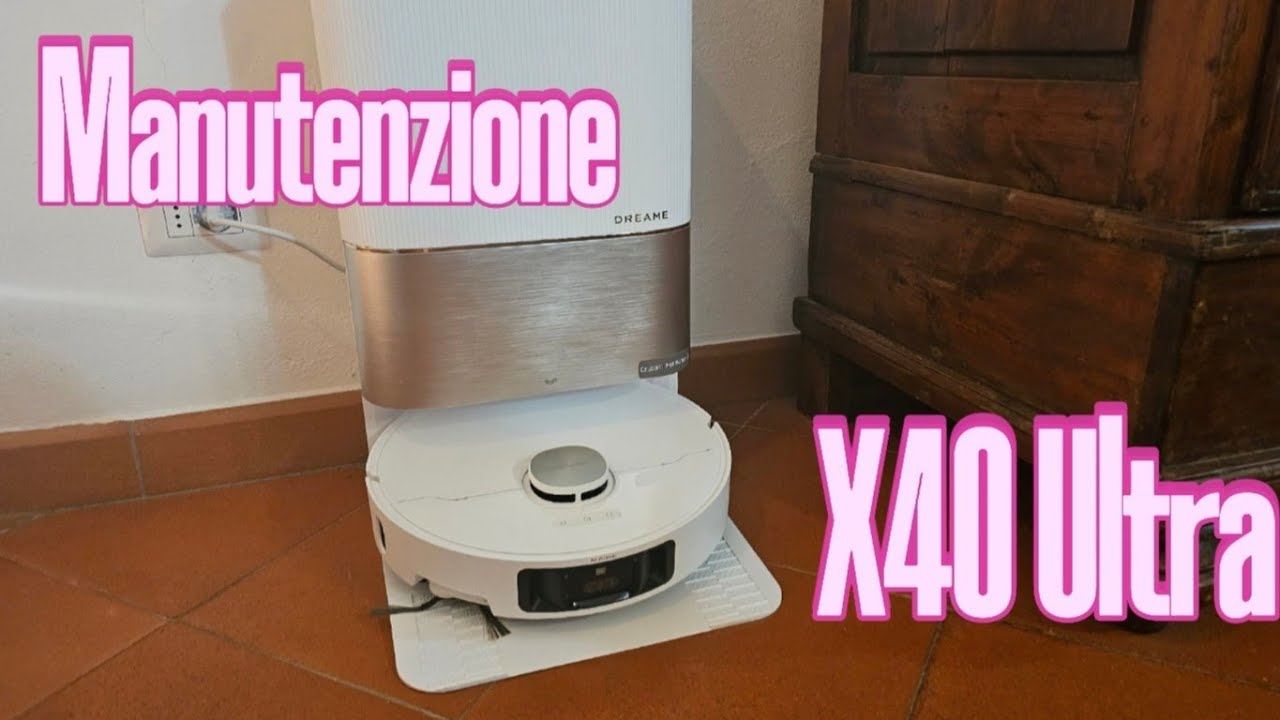 Dreame X40 ultra manutenzione settimanale (confronto spazzole taglia capelli)