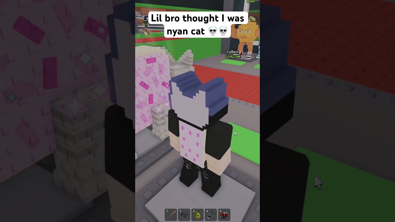 Lil Bro Thought I Was Nyan Cat Roblox Funny Stealabrainrot Brainrot LaughLabJD Viral Fyp