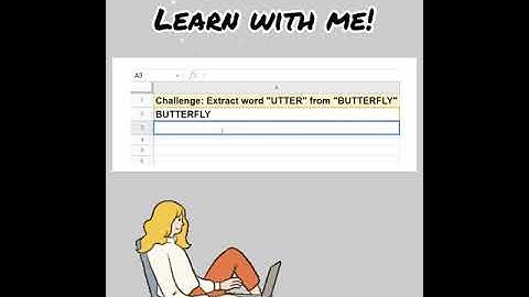 MID function in Google Sheets  | LEARN A THING EVERYDAY V DANALYSER #shorts