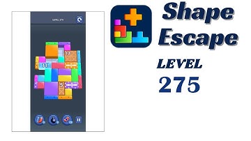 🔥 Shape Escape Level 275 Walkthrough | Can You Solve It? 🧠💥