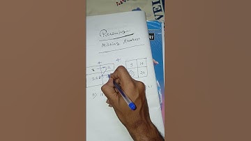 REASONING MISSING NUMBER #shorts #youtubeshorts #shortsvideo #reasoningtricks #missingnumber #ssc