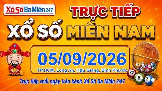 Trực tiếp XSMN Hôm Nay 05/09 - TP.HCM, Long An, Hậu Giang, Bình Phước - KQXS Ba Miền 247