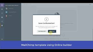 MailChimp template Using Online builder | Responsive Email Template