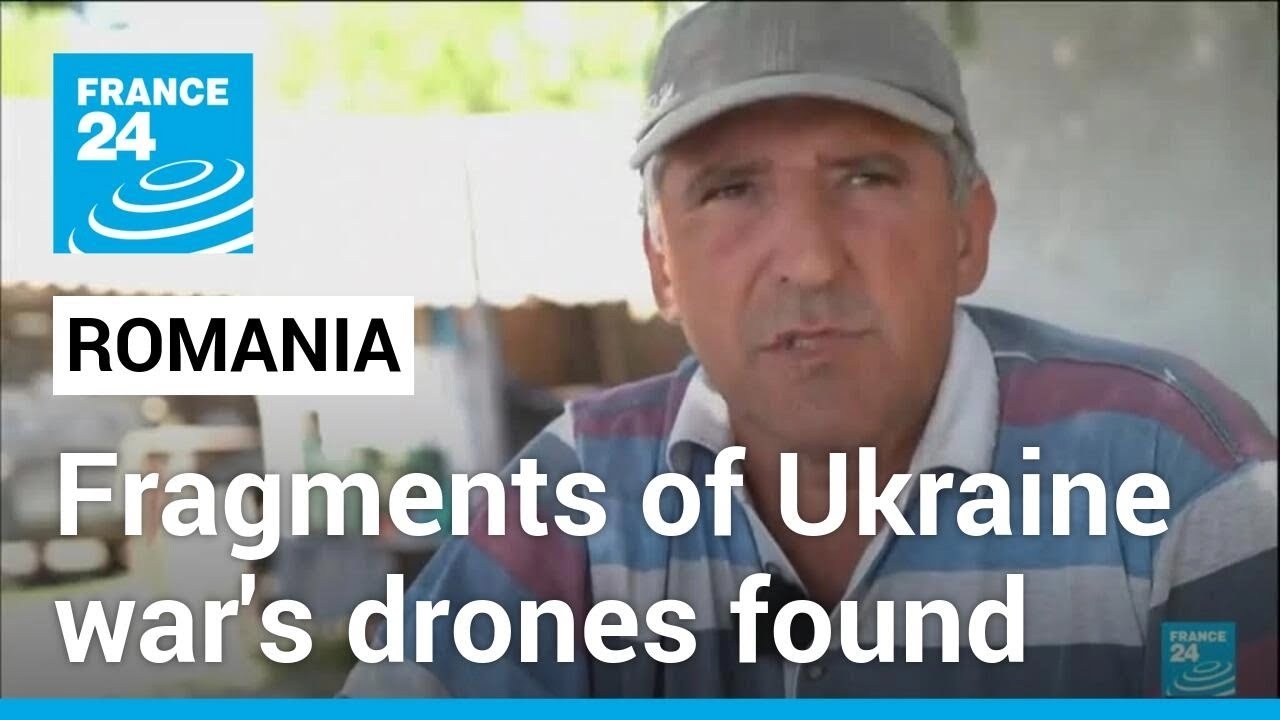 War in Ukraine: NATO member Romania finds fragments of drones near border • FRANCE 24 English