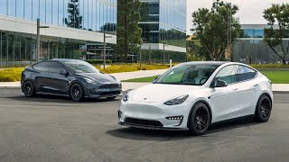 Tesla Model Y - Forgestar F14 vs CF5V - Super Deep Concave