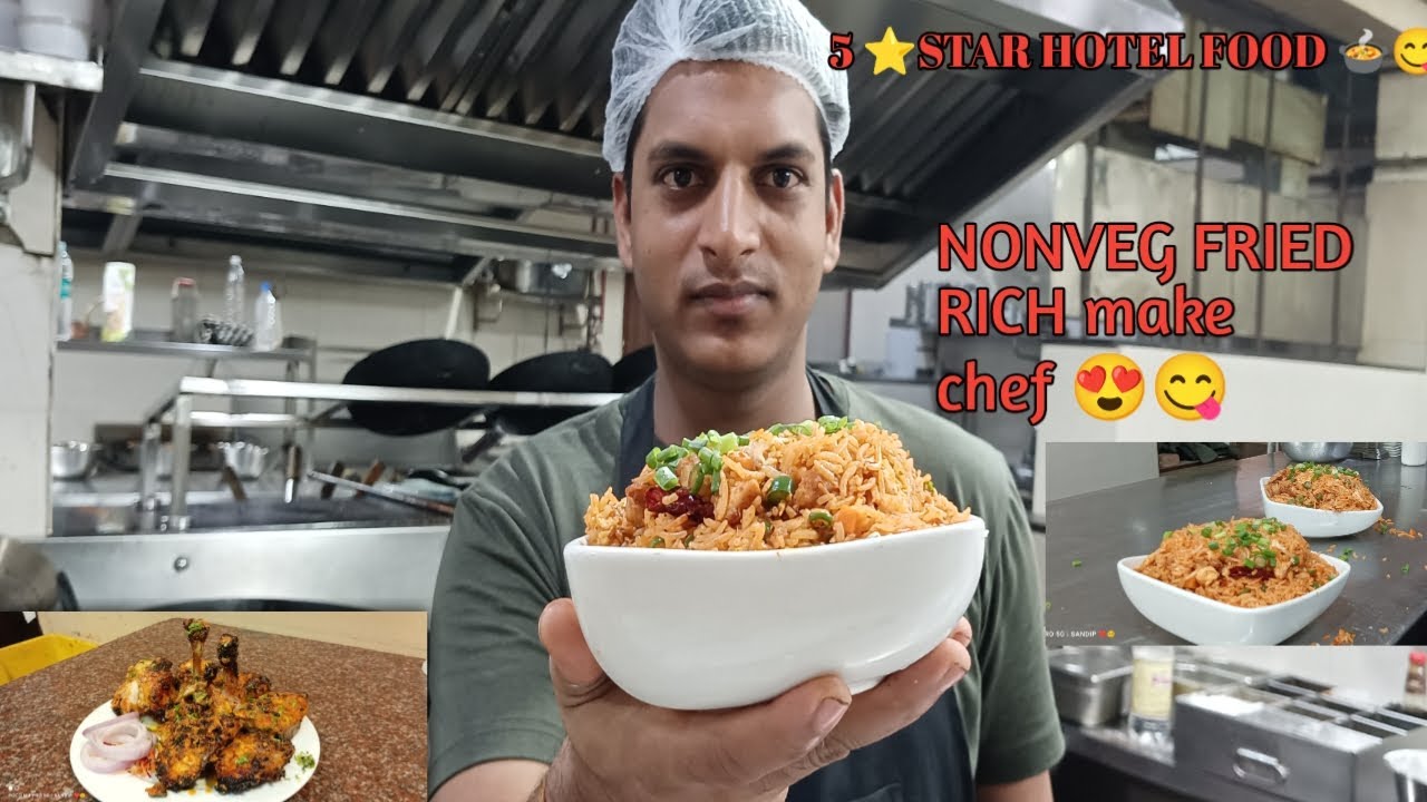 how-to-make-nonveg-fried-rice-in-5-star-hotel-chef-food-vlog