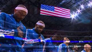 Christian McBride National Anthem - Mavericks vs. Hornets - April 17, 2013