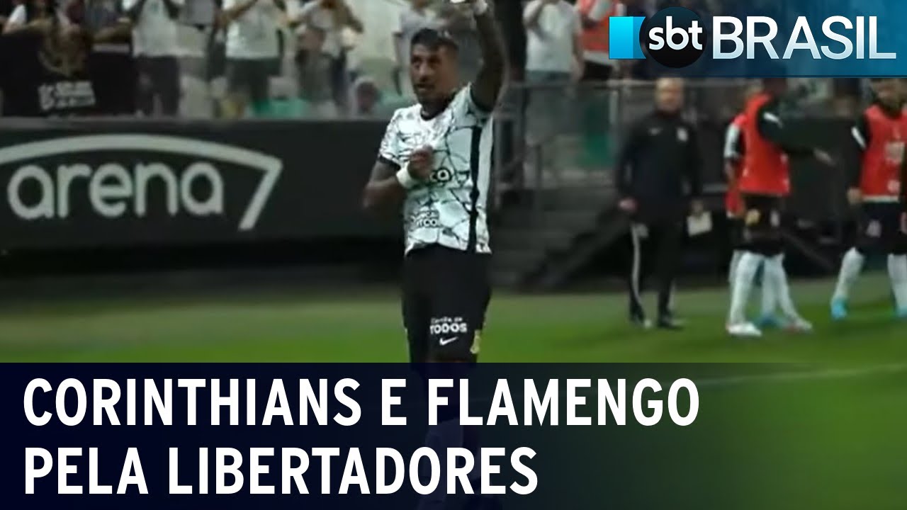 SBT transmite jogos de Corinthians e Flamengo pela Libertadores | SBT Brasil (04/04/22)