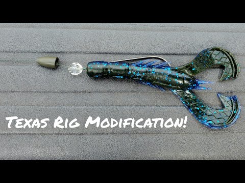 Texas Rig Modification!! (Catch more Bass) 